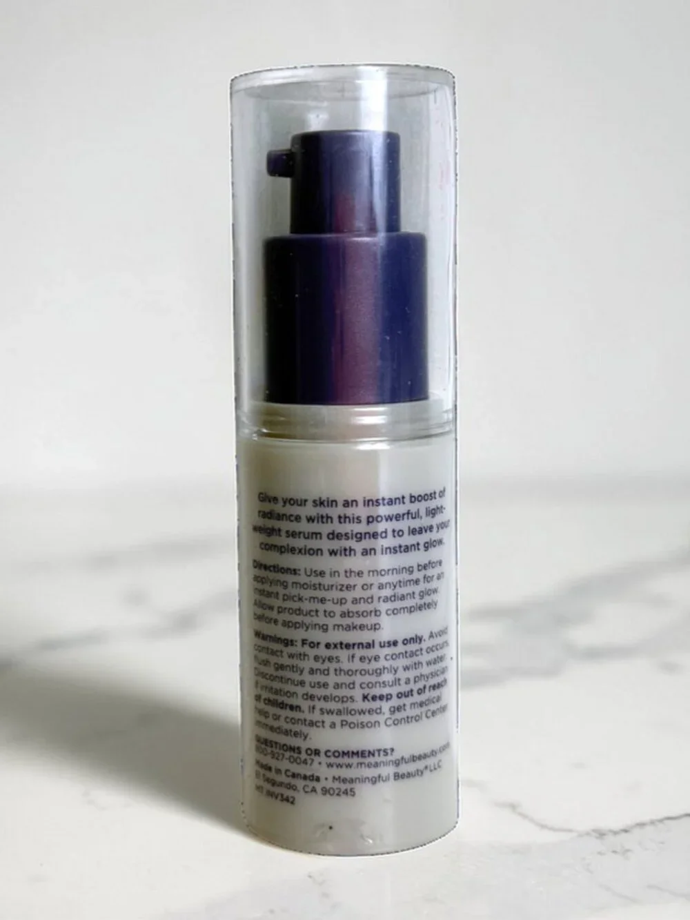 Meaningful Beauty Cindy Crawford Glowing Serum .5 fl.oz. - Picture 2 of 2